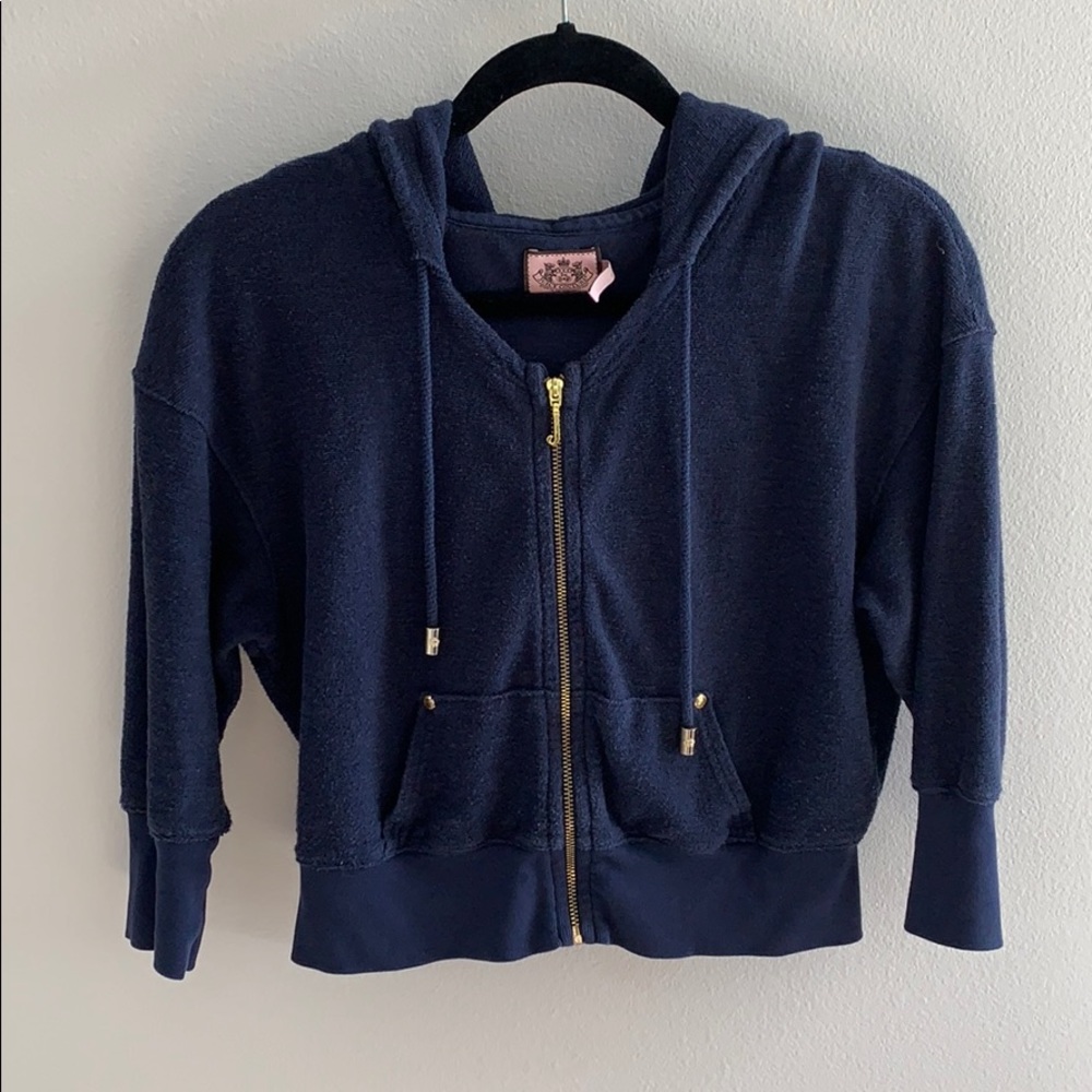 Juicy Couture cropped hoodie